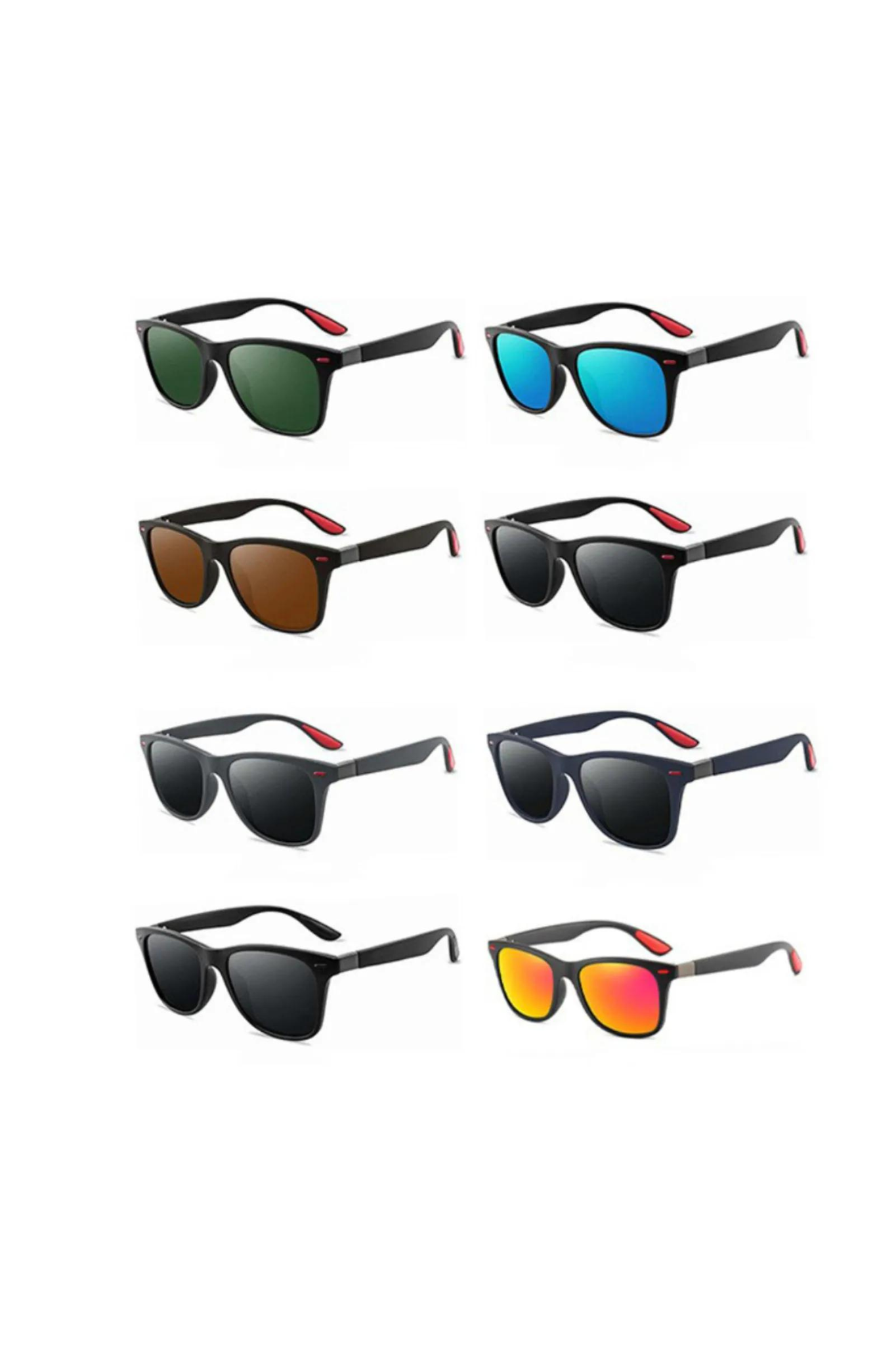 Fashion Classic Polarized Sunglasses Men Women Square Sun Glasses