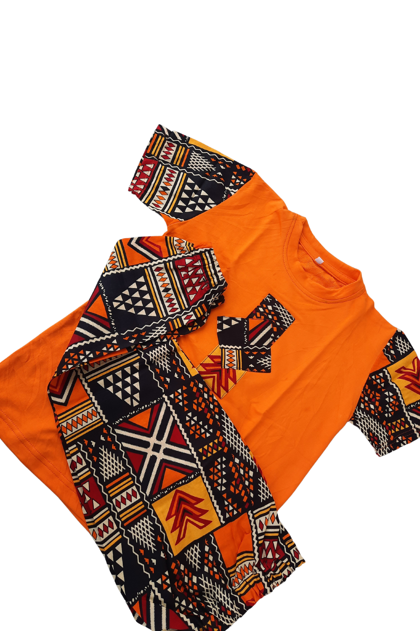 Premium 2 pieces Ankara T-shirt set