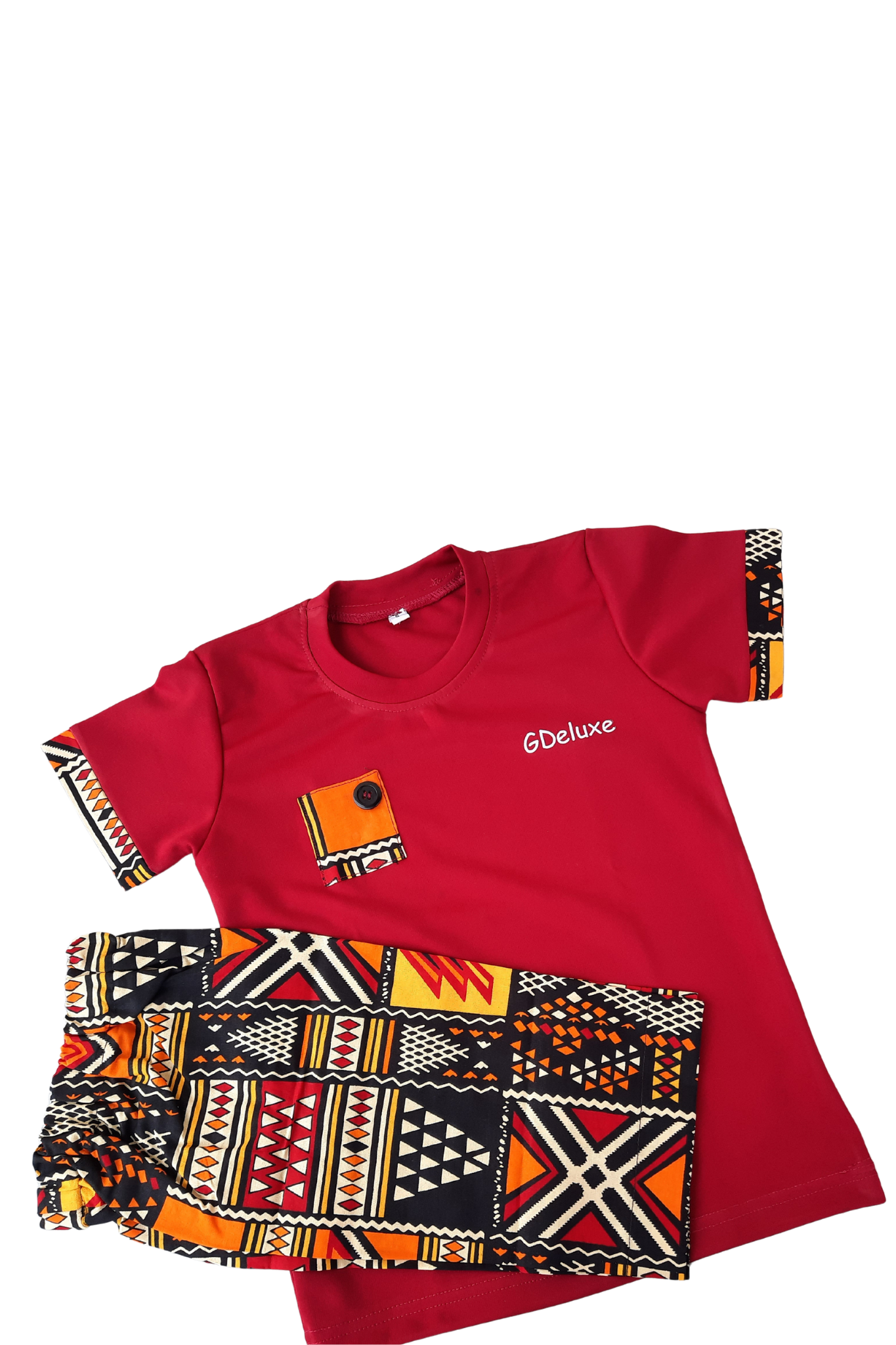 Premium 2 pieces Ankara T-shirt set