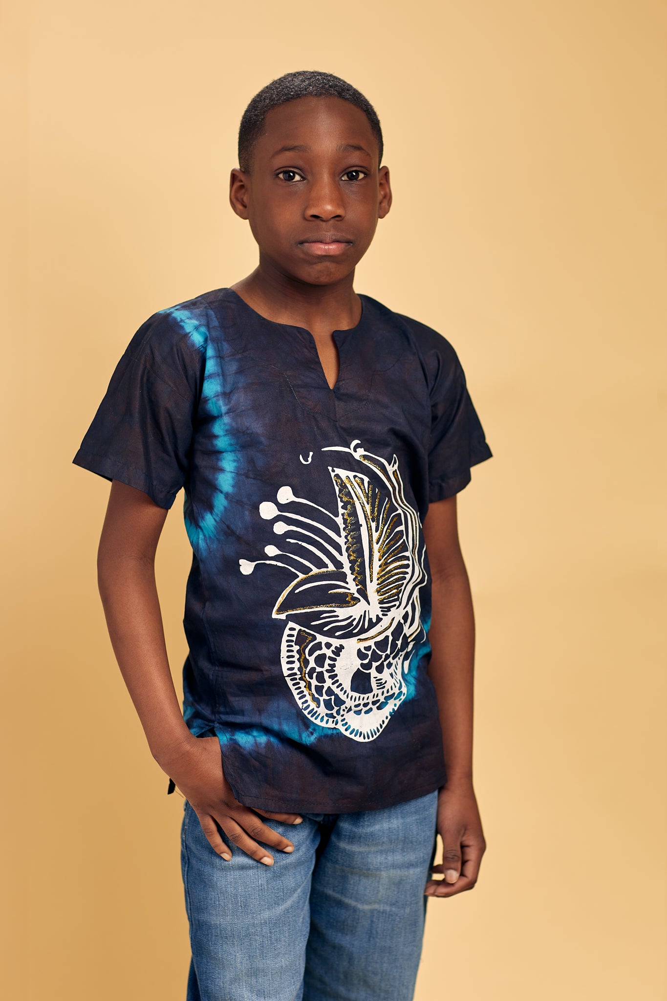 African fashion Batik top