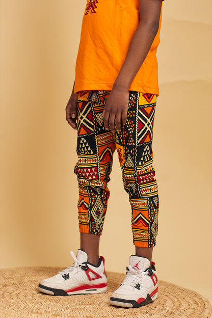 Premium 2 pieces Ankara T-shirt set