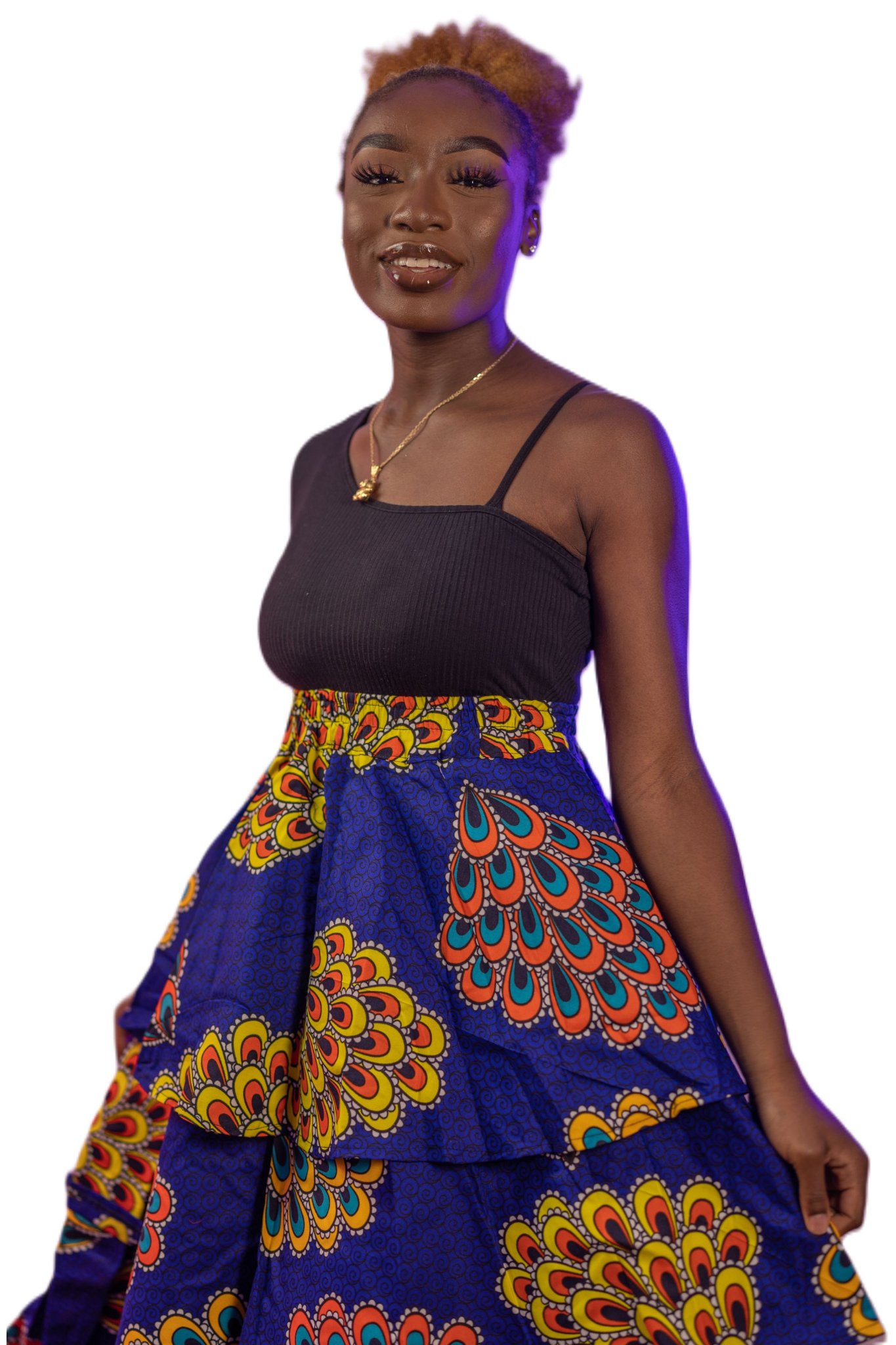 Arike layered skirt