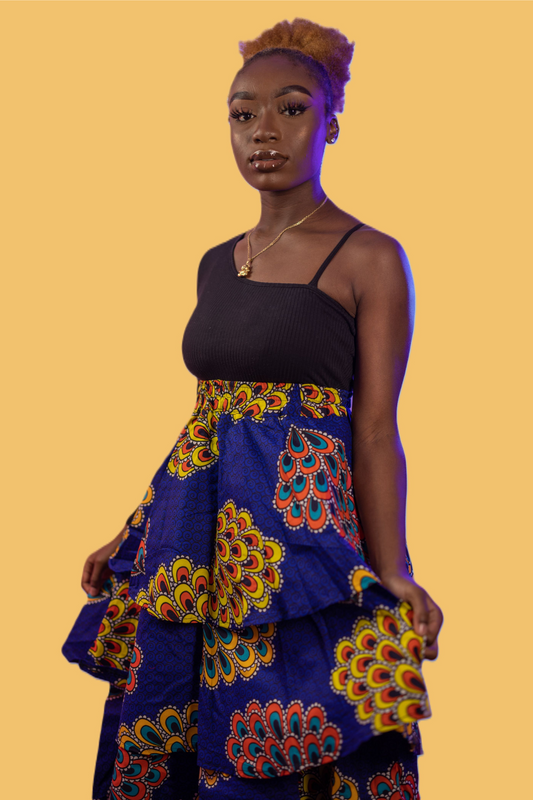 Arike layered skirt