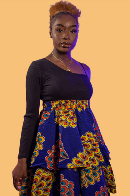 Arike layered skirt