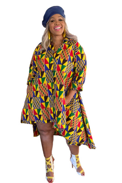 Large Size Fashion Sexy African Dress for Ladies